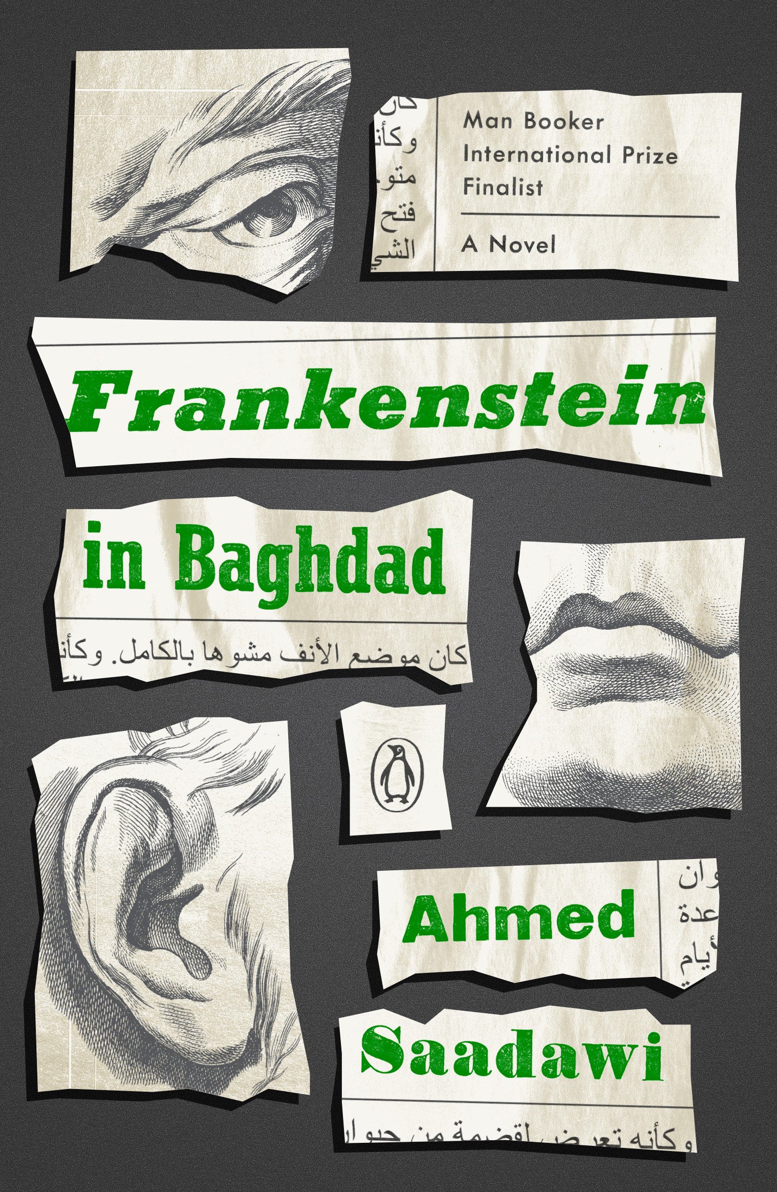 Cover of Frankenstein in Baghdad by Ahmed Saadawi.
