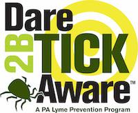 Dare 2B Tick Aware logo with yellow target and tick