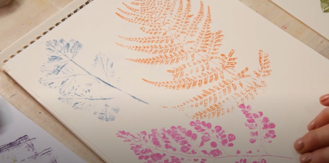 Leaf printing