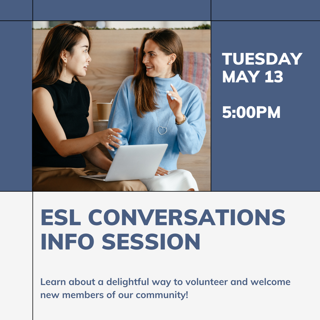 Two women having conversation