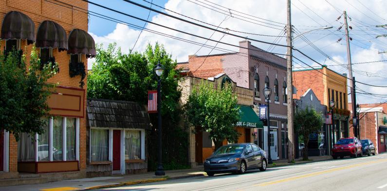 Photo of Blawnox business district